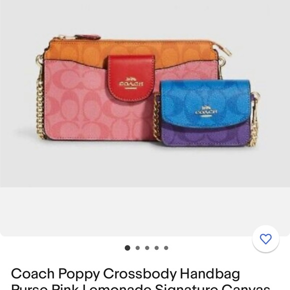 Brand New Coach Poppy crossbody Handbag. - Picture 2 of 4